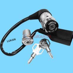 Bộ ổ khóa, công tắc điện 4 cạch xe WAVE Thái, ALPHA, ZX... mẫu xưa chữ thập