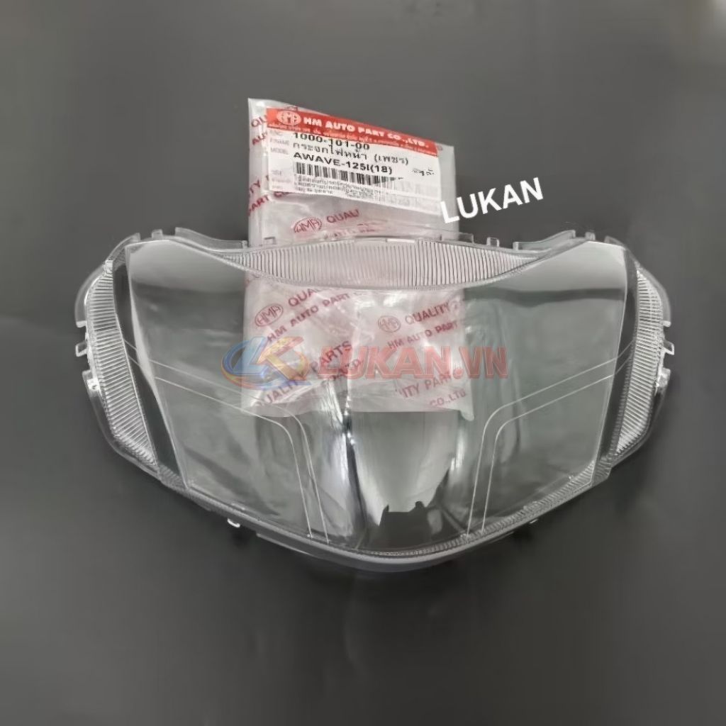 Kính mica chóa đèn pha xe FUTURE LED, WAVE 125 Thái