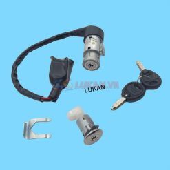 Bộ ổ khóa, công tắc điện 8 cạnh WAVE Thái, ALPHA, ZX.... mẫu xưa