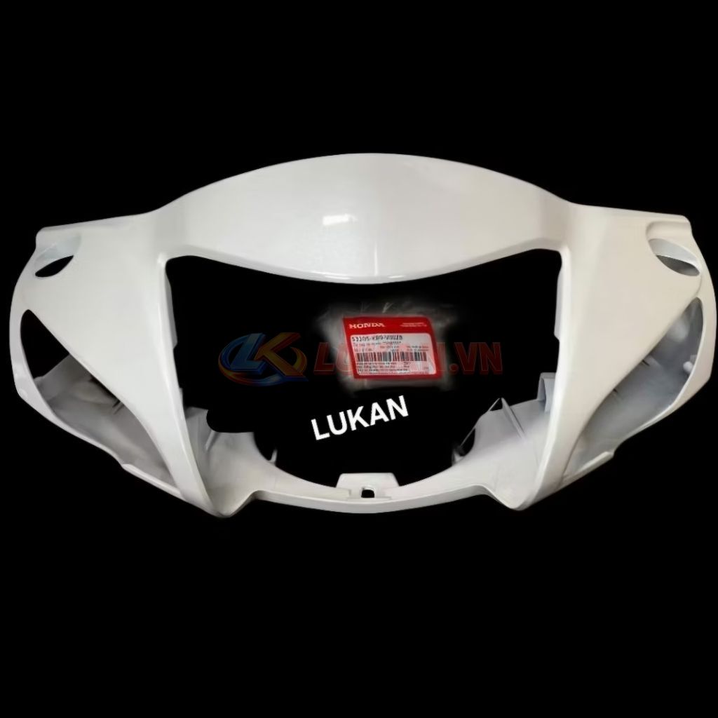 Nhựa võ đầu đèn trước xe WAVE A, ALPHA 110.... Trắng zin Honda - Ảnh 3
