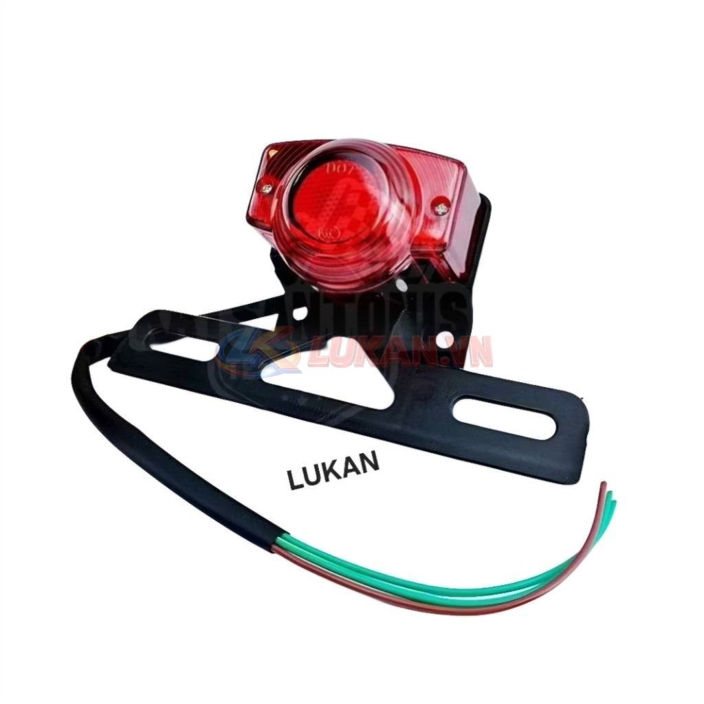 Cụm đuôi đèn hậu, lái stop xe CUB 81, 84, 86.... - Ảnh 3