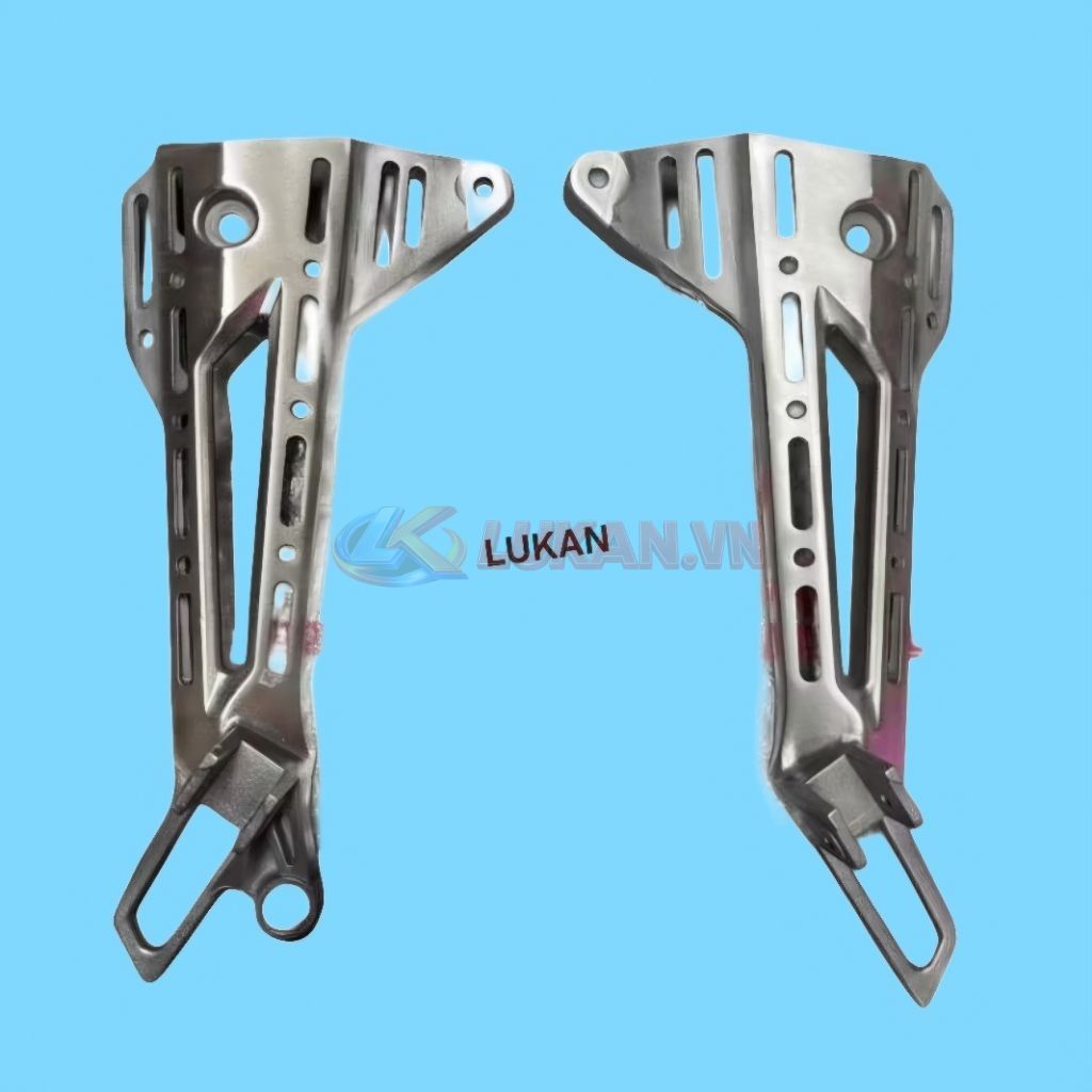 Cặp đùi pass nhôm, giò gà xe DREAM 125..... gác chân sau - Ảnh 3