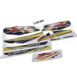 Bộ tem ex5 malay xe DREAM cam vàng đen