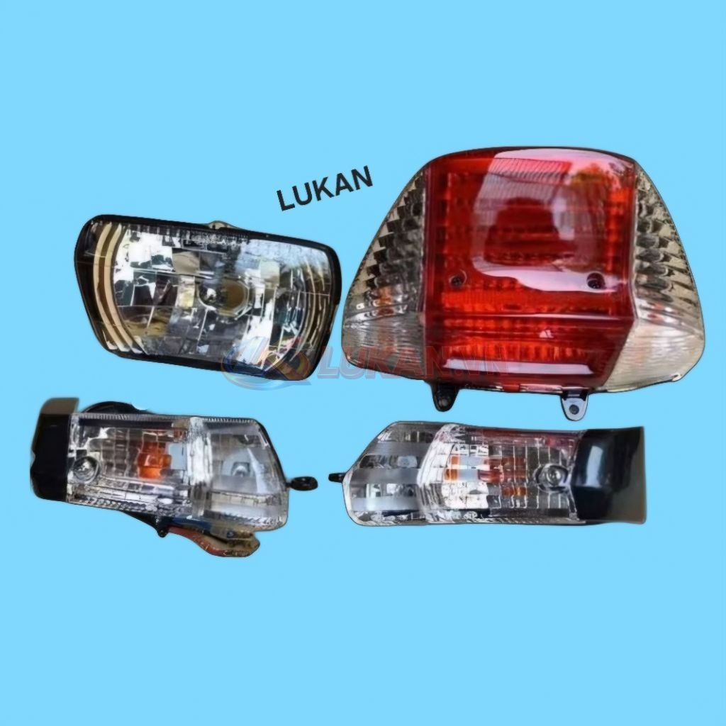 Bộ đèn xi nhan trước sau trong suốt xe DREAM hàng Thái - Ảnh 3