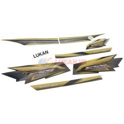 Bộ tem ex5 malay xe DREAM vàng đen sọc trắng