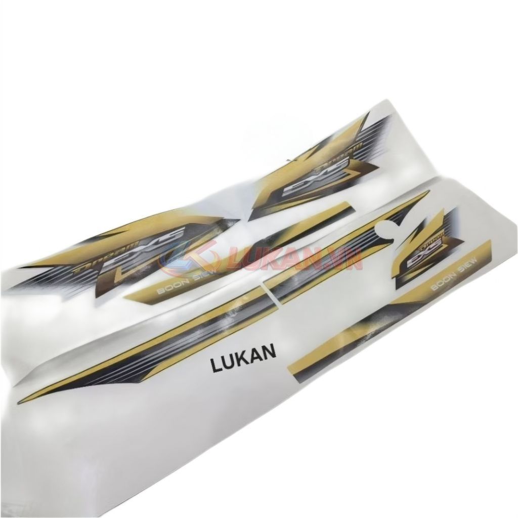 Bộ tem ex5 malay xe DREAM vàng đen Boon siew - Ảnh 2
