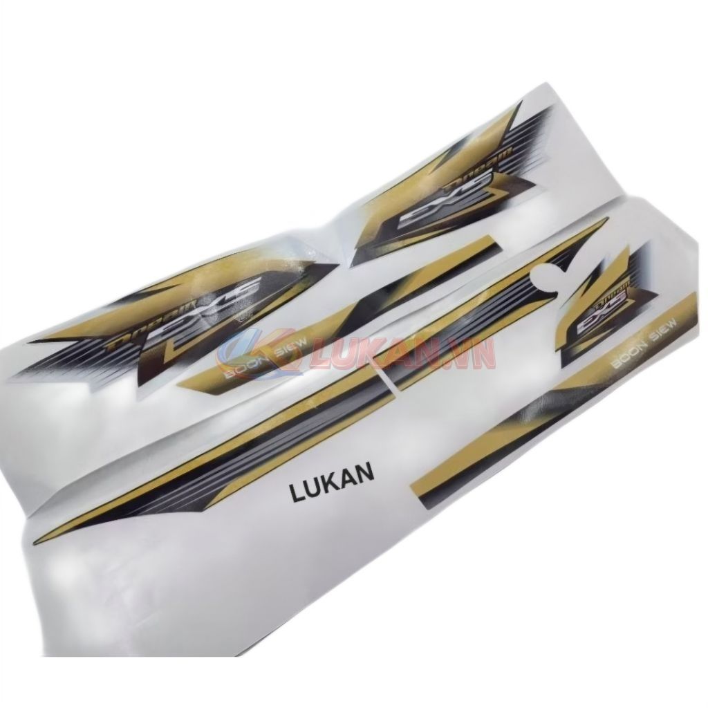 Bộ tem ex5 malay xe DREAM vàng đen Boon siew - Ảnh 4