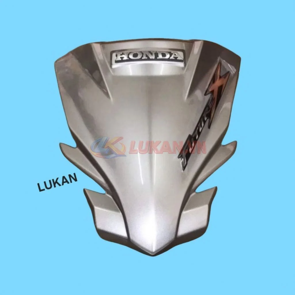 Nhựa, ốp võ mặt nạ trước xe FUTURE X 125 Bạc zin chính hãng 64300-KYL-840ZB - Ảnh 4