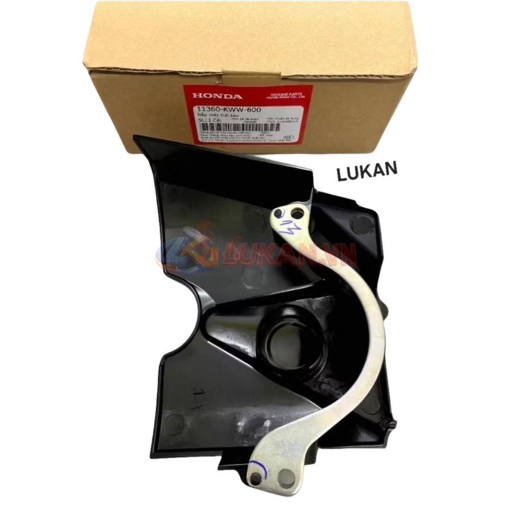 Nhựa ốp che nhông, mang đuôi cá WAVE S110, RS, RSX... Đen zin 11360-KWW-600 - Ảnh 3