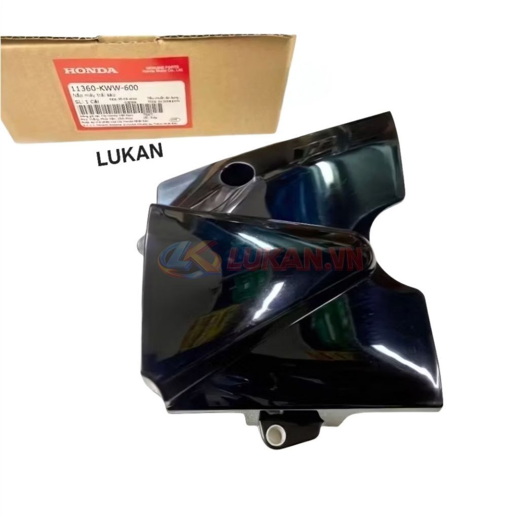 Nhựa ốp che nhông, mang đuôi cá WAVE S110, RS, RSX... Đen zin 11360-KWW-600 - Ảnh 4