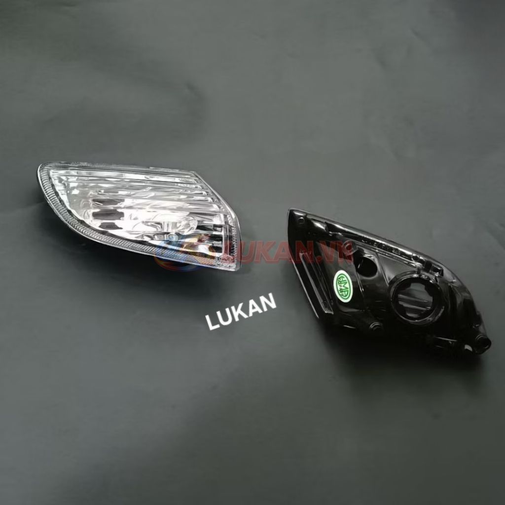 Cặp đèn xi nhan trước xe WAVE Thái trắng trong suốt - Ảnh 2