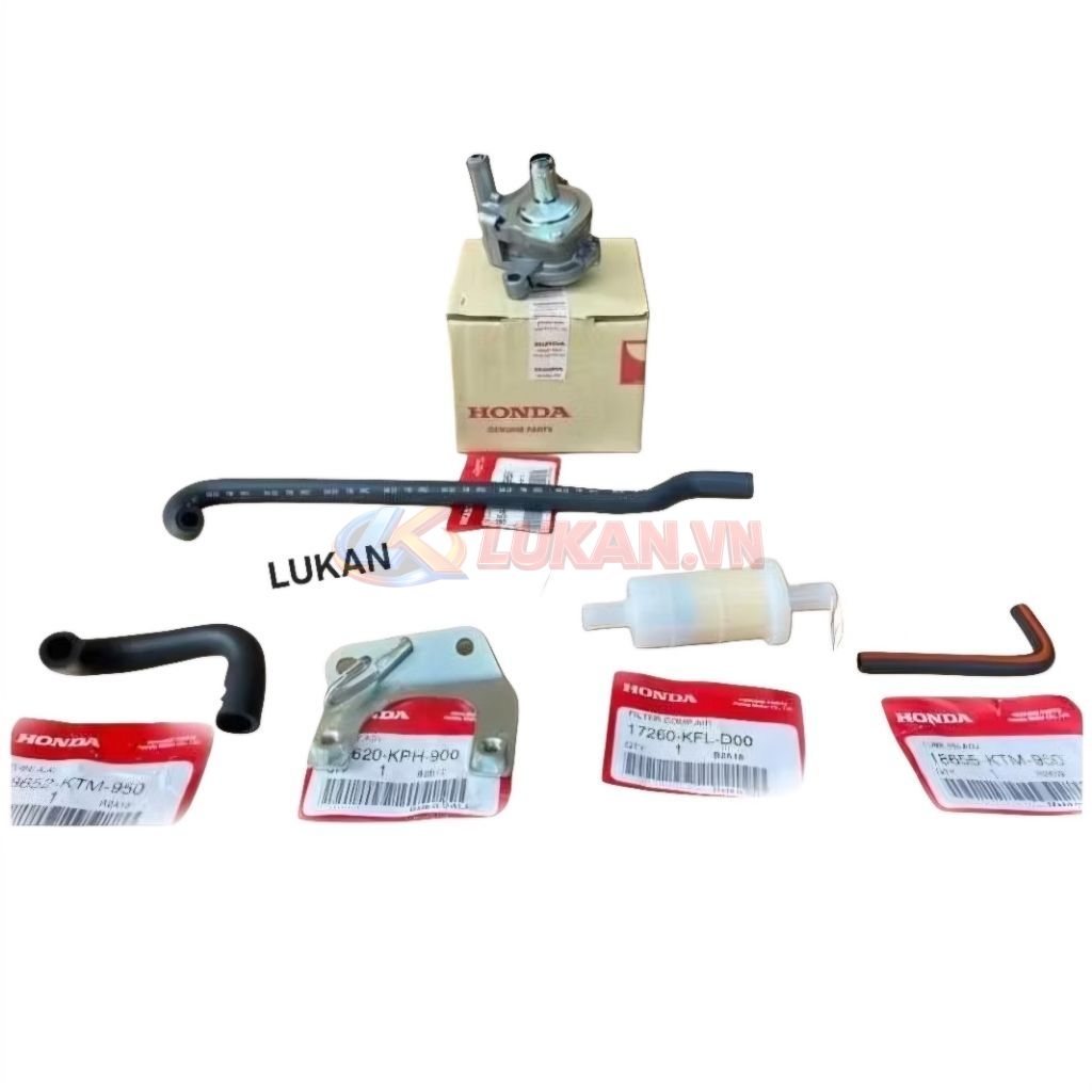 Bộ ống hơi, tubo xữ lý khí thải xe WAVE 2004, S100 Thái zin Honda