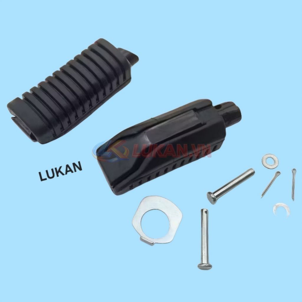Cặp cao su gác chân sau WAVE RS, S100, FUTURE NEO... zin Honda xịn 50710-KVL-V40 - Ảnh 2