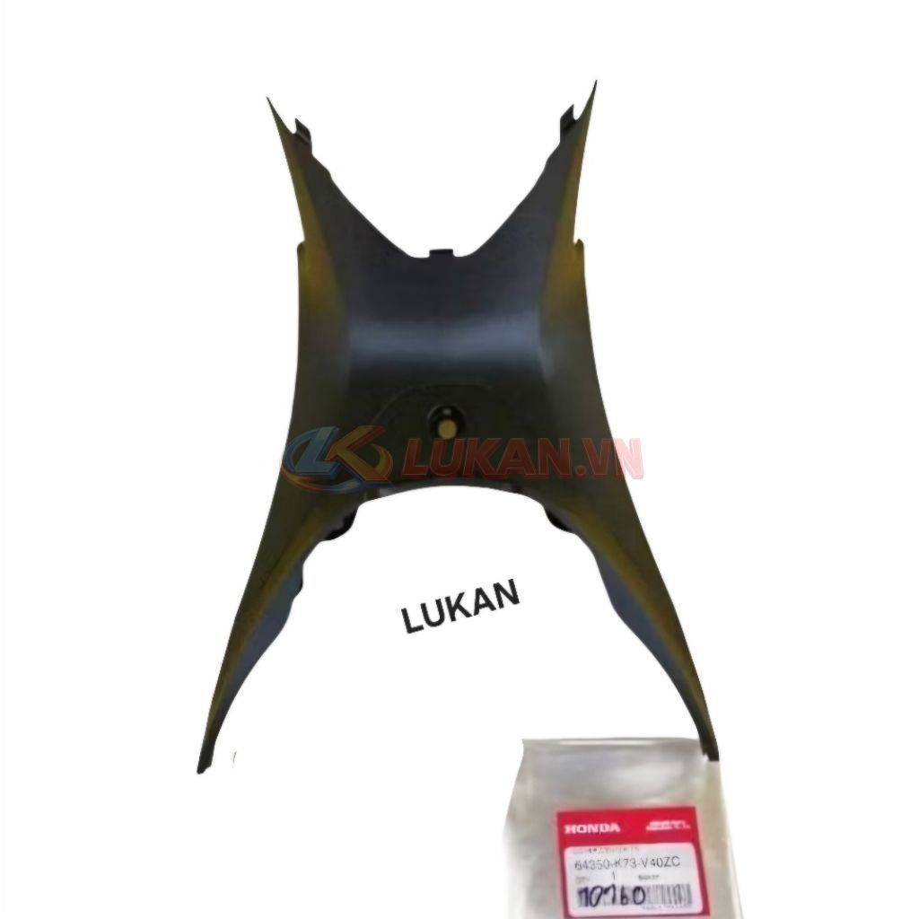 Nhựa nhám nối ốp yếm, sườn baga xe FUTURE LED, WAVE 125 Đen zin 64360-K73-T60ZB - Ảnh 3