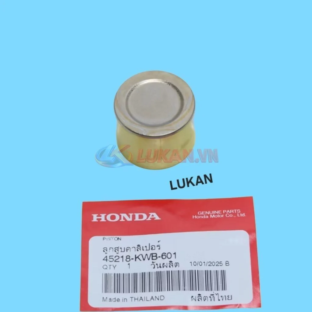 Piston heo dầu phanh, thắng WAVE S110, RSX, FUTURE 125, WINNER... zin 45218-KWB-601 - Ảnh 5