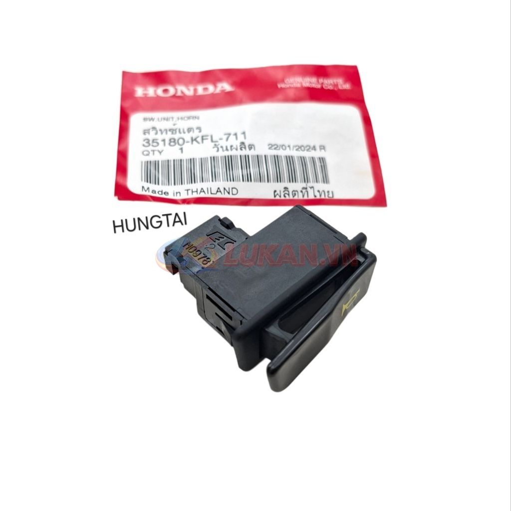 Nút công tắc kèn, còi xe WAVE 125, FUTURE 1... zin Honda Thái 35180-KFL-711 - Ảnh 2