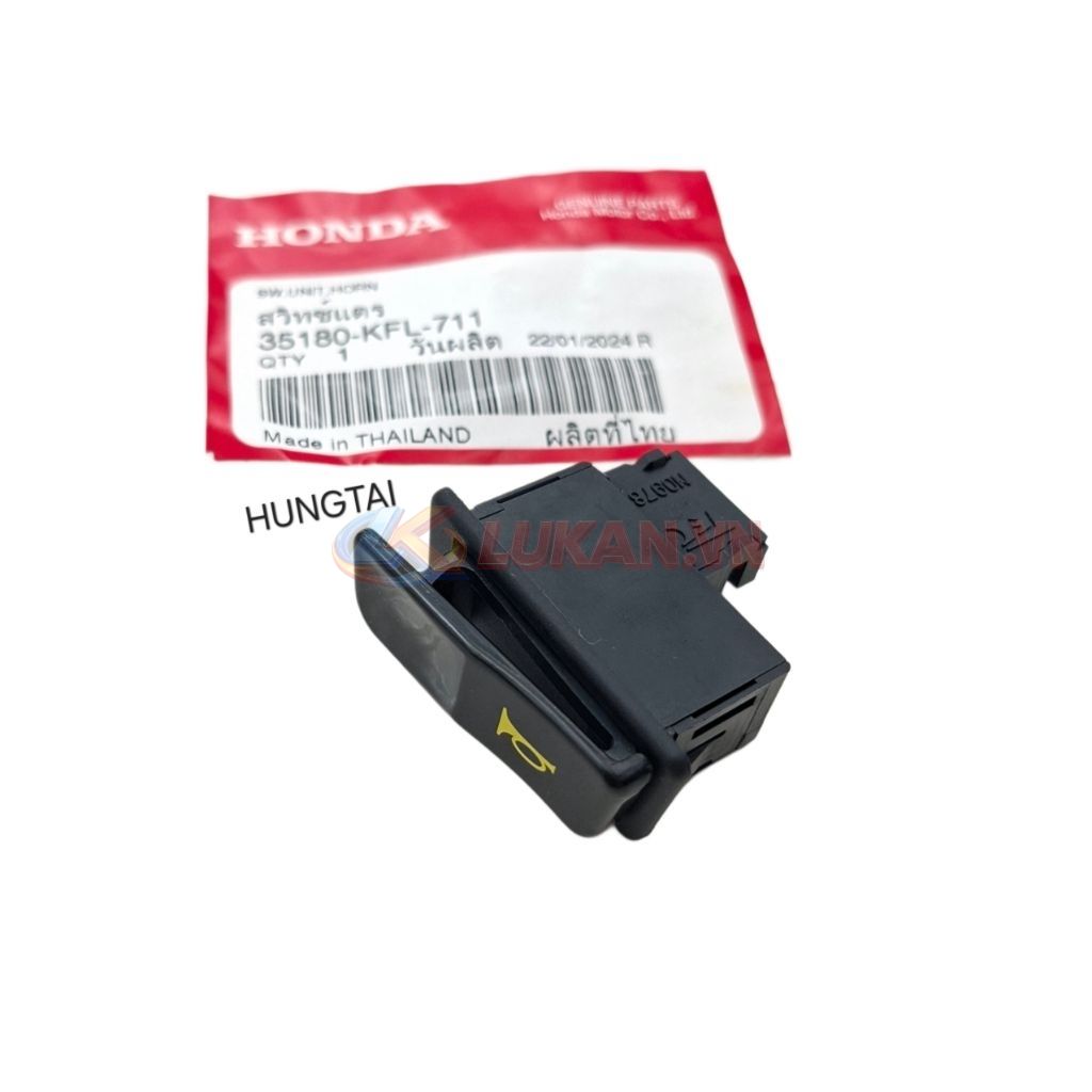 Nút công tắc kèn, còi xe WAVE 125, FUTURE 1... zin Honda Thái 35180-KFL-711 - Ảnh 5