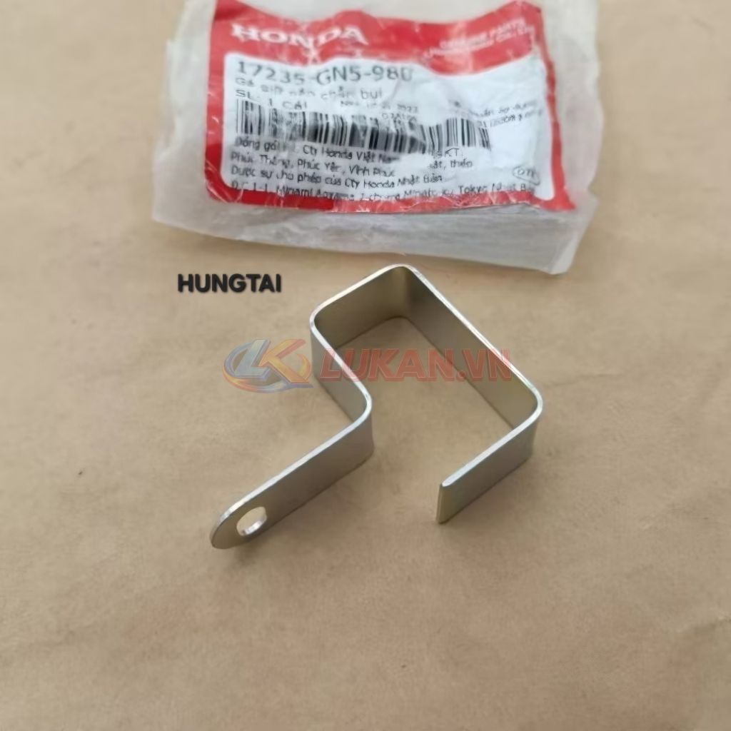 Pass giữ nắp lọc gió, hộp pô e bao tử DREAM, WAVE.... zin Honda 17235-GN5-980 - Ảnh 3