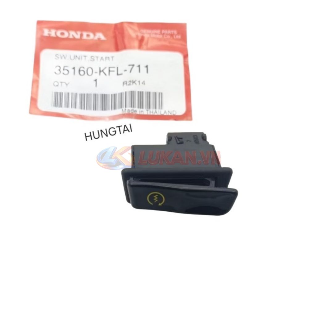 Nút công tắc đề khởi động WAVE 125, FUTURE 1... zin Honda Thái 35160-KFL-711 - Ảnh 2