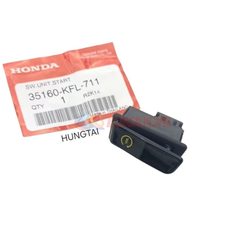 Nút công tắc đề khởi động WAVE 125, FUTURE 1... zin Honda Thái 35160-KFL-711 - Ảnh 3