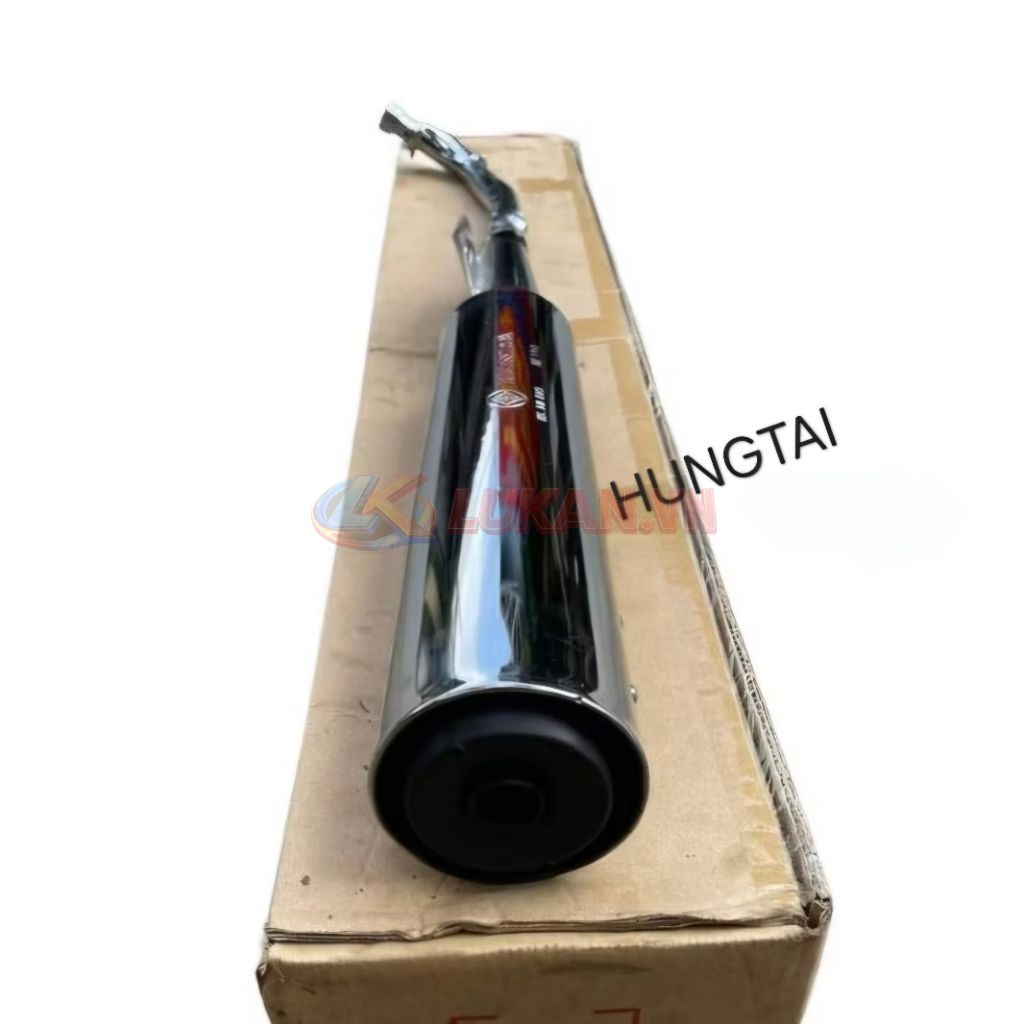 Cây pô ống xã xe WAVE Thái, ALPHA, ZX đời đầu đít bự. VD168 cao cấp - Ảnh 5
