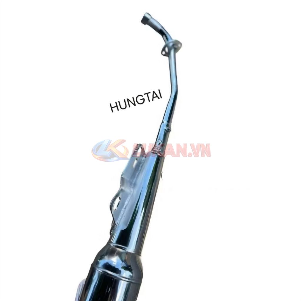 Cây pô ống xã xe WAVE Thái, ALPHA, ZX đời đầu đít bự. VD168 cao cấp - Ảnh 2