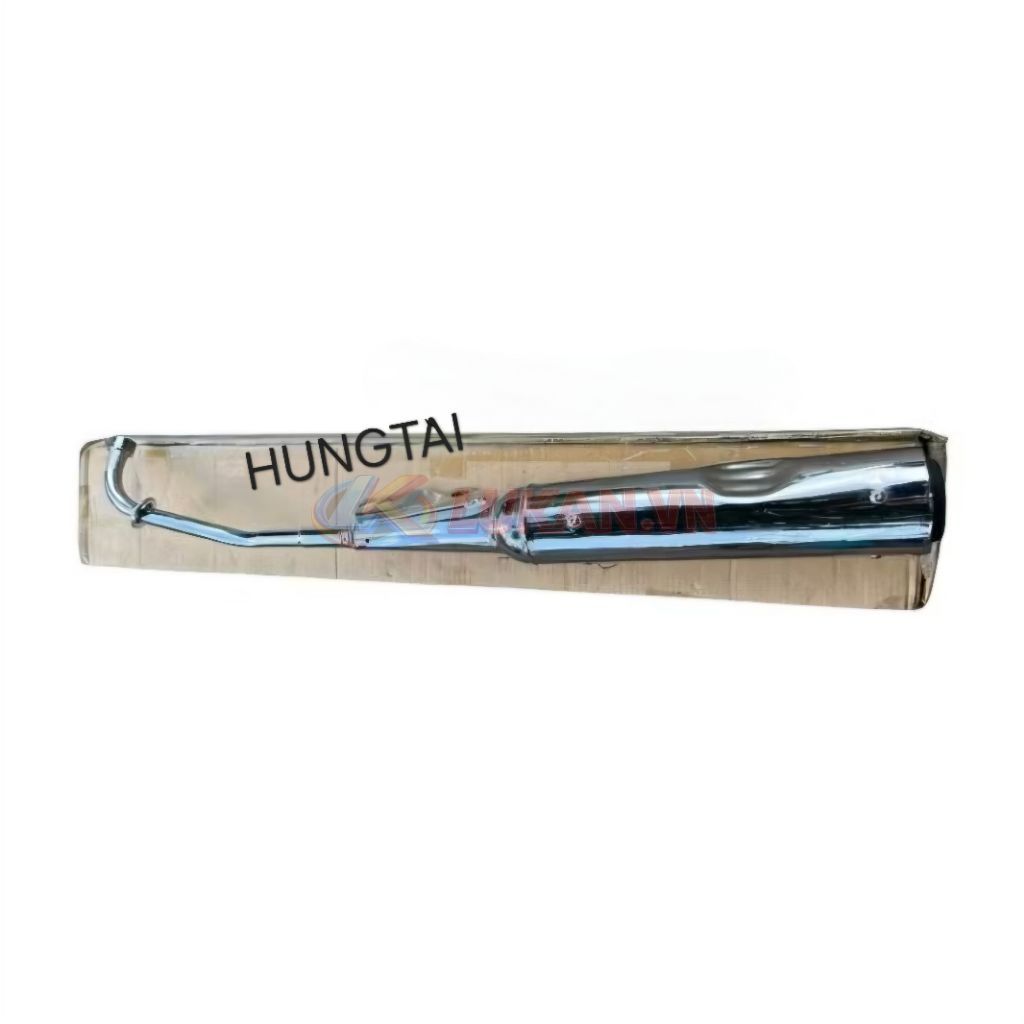 Cây pô ống xã xe WAVE Thái, ALPHA, ZX đời đầu đít bự. VD168 cao cấp - Ảnh 3