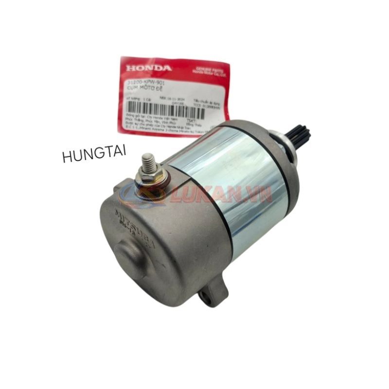 Củ motor đề khởi động xe FUTURE 2, NEO, MẬP, LED 125... zin Honda 31200-KPW-901 - Ảnh 4