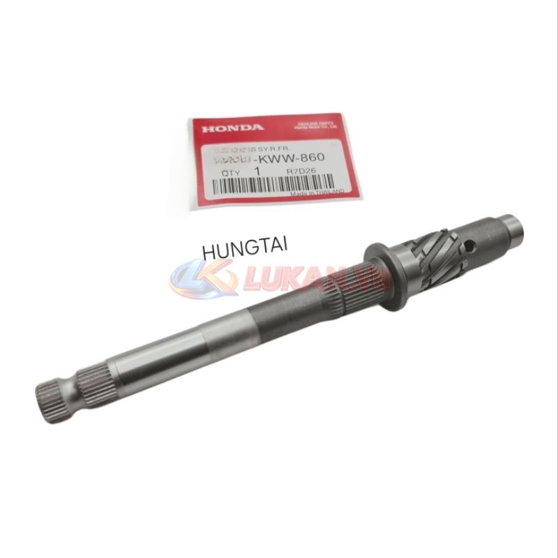 Trục cốt nhông giò đạp, khởi động WAVE S110, RSX, BLADE, A110... zin 28251-KWB-B10, KWW-740 - Ảnh 4