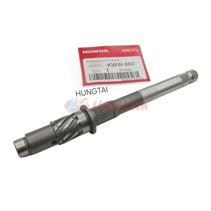 Trục cốt nhông giò đạp, khởi động WAVE S110, RSX, BLADE, A110... zin 28251-KWB-B10, KWW-740 - Ảnh 5
