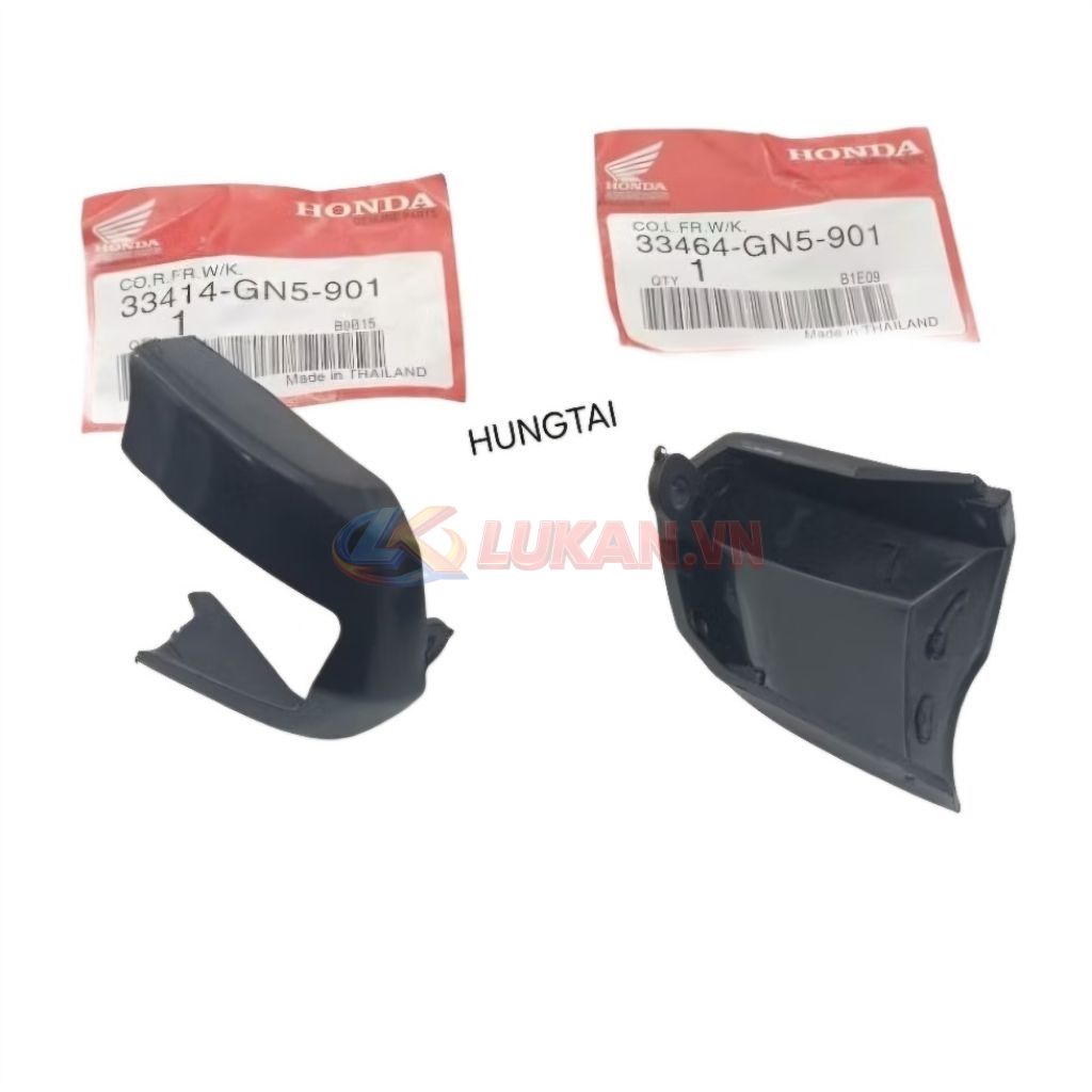 Cặp nắp ốp đen, chụp xi nhan trước xe DREAM zin Honda Thái 33414-GN5-901, 33464-GN5-901 - Ảnh 3