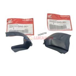 Cặp nắp ốp đen, chụp xi nhan trước xe DREAM zin Honda Thái 33414-GN5-901, 33464-GN5-901