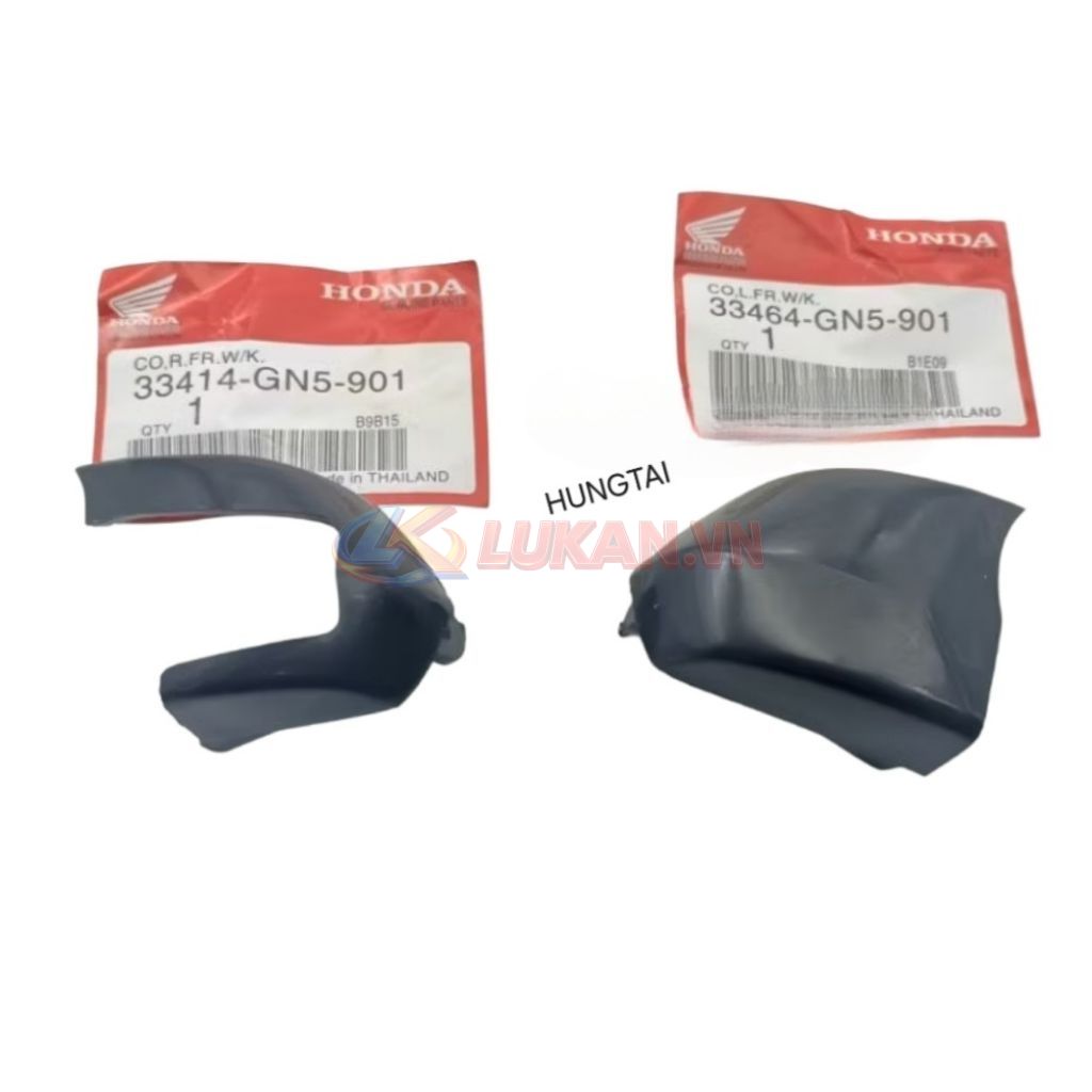 Cặp nắp ốp đen, chụp xi nhan trước xe DREAM zin Honda Thái 33414-GN5-901, 33464-GN5-901