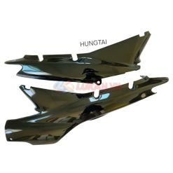 Cặp nhựa ốp sườn, bụng xe WAVE Thái, ALPHA, ZX... Đen hàng thay thế