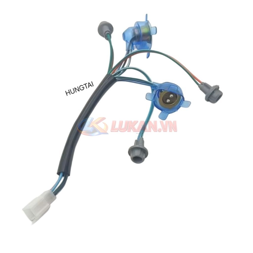 Dây điện, đuôi giắc cắm chóa đèn pha xe FUTURE 1 đời đầu - Ảnh 4