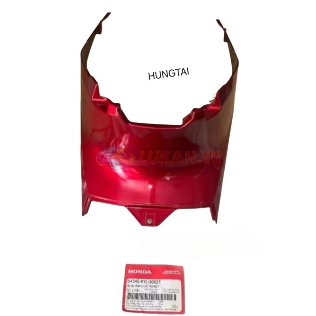 Nhựa ốp bụng dưới, sóng yên xe FUTURE NEO 125... Đỏ bóng zin Honda 64340-KYL-900ZE - Ảnh 4