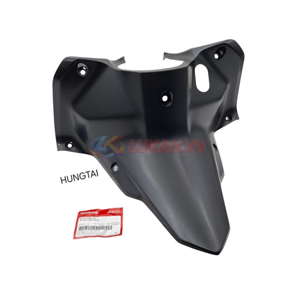 Nhựa nhám ốp yếm khóa giữa, sườn baga WAVE S110, RS... zin 64310-KWW-640 - Ảnh 3