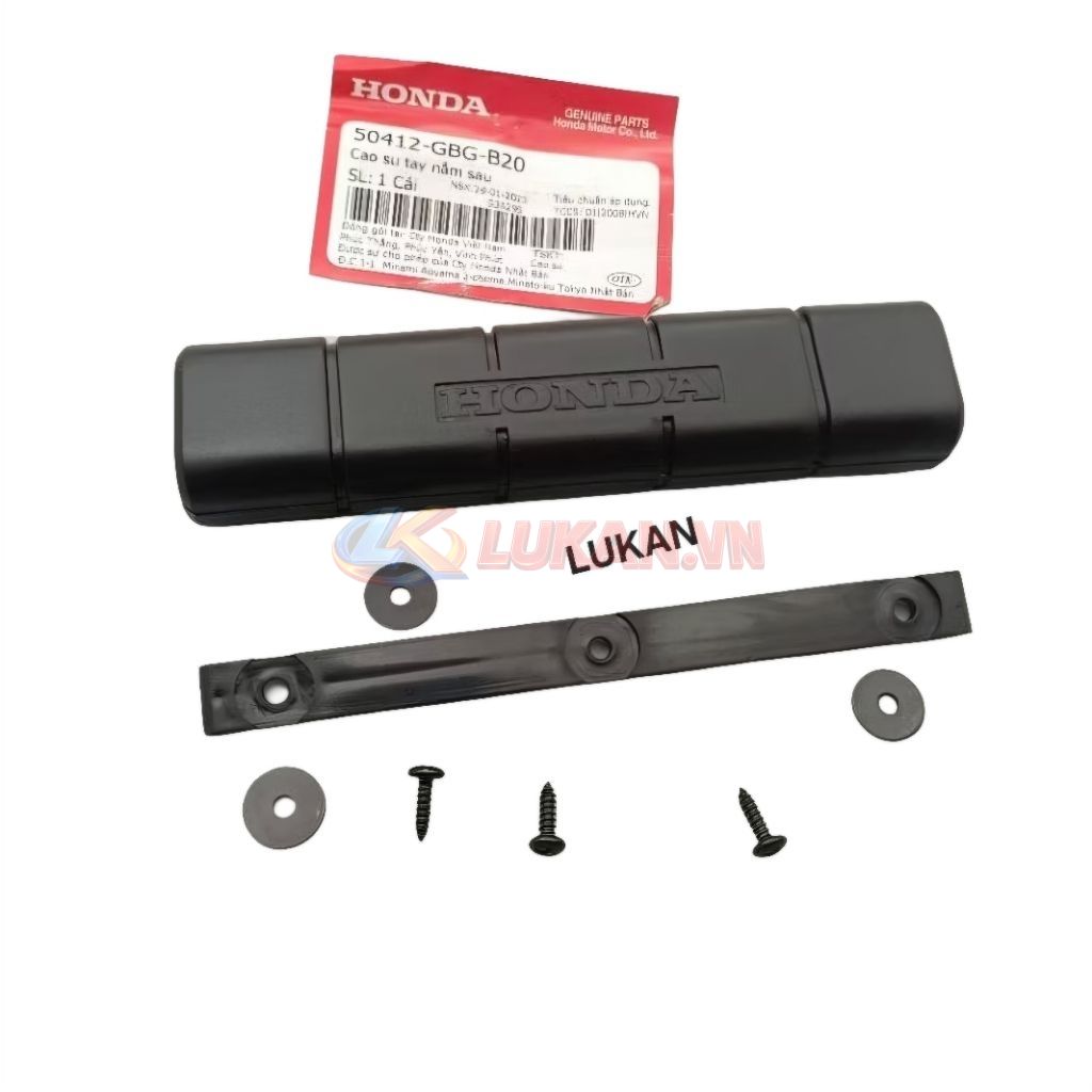 Bọc cao su tay xách, cảng đuôi xe Super DREAM Việt zin Honda 50412-GBG-B20, 50414-GBG-B20 - Ảnh 4