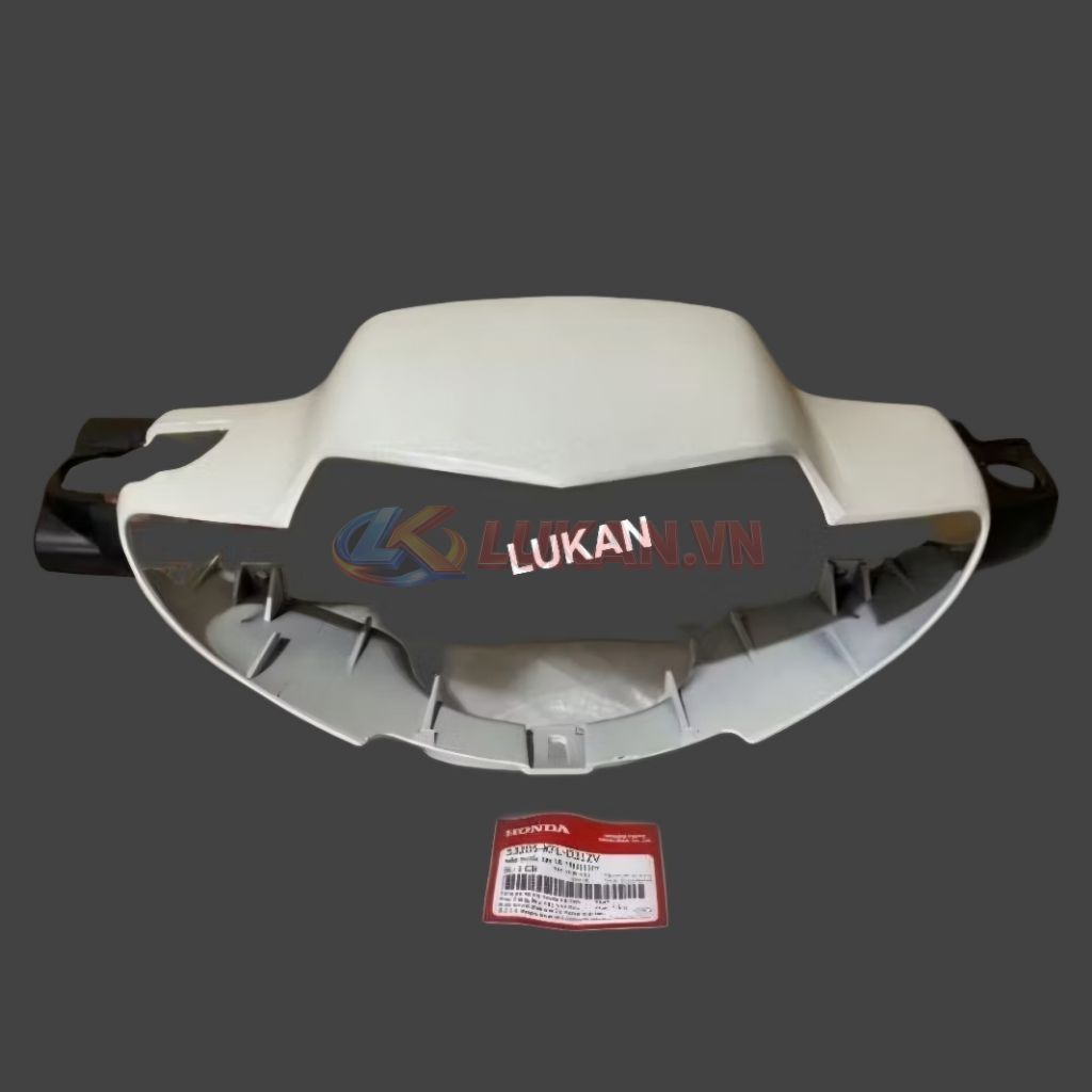 Nhựa ốp võ đầu đèn trước xe WAVE ZX Trắng, bàn thờ zin chính hãng - Ảnh 3
