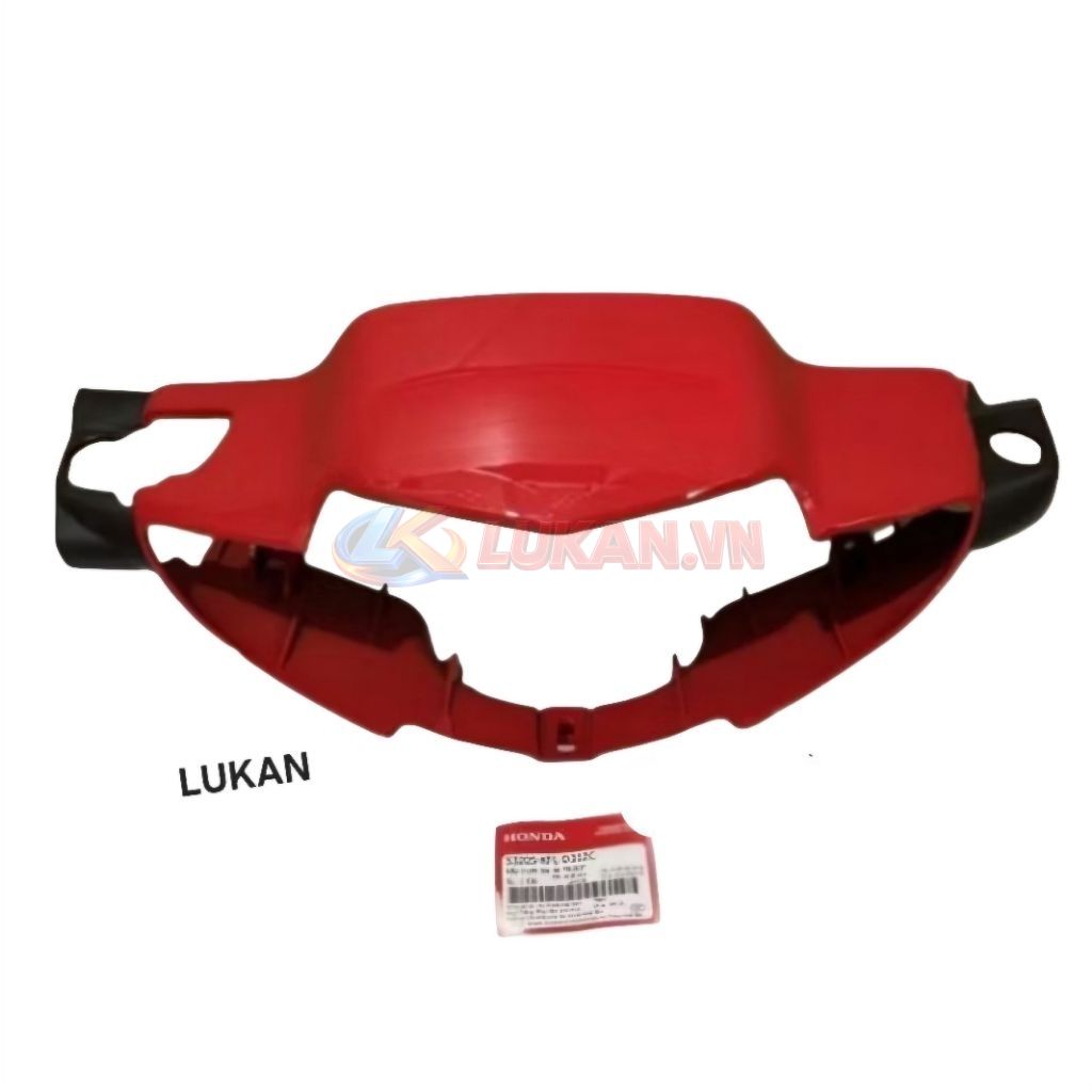 Nhựa ốp võ đầu đèn trước xe WAVE ZX Đỏ, bàn thờ zin Honda - Ảnh 3