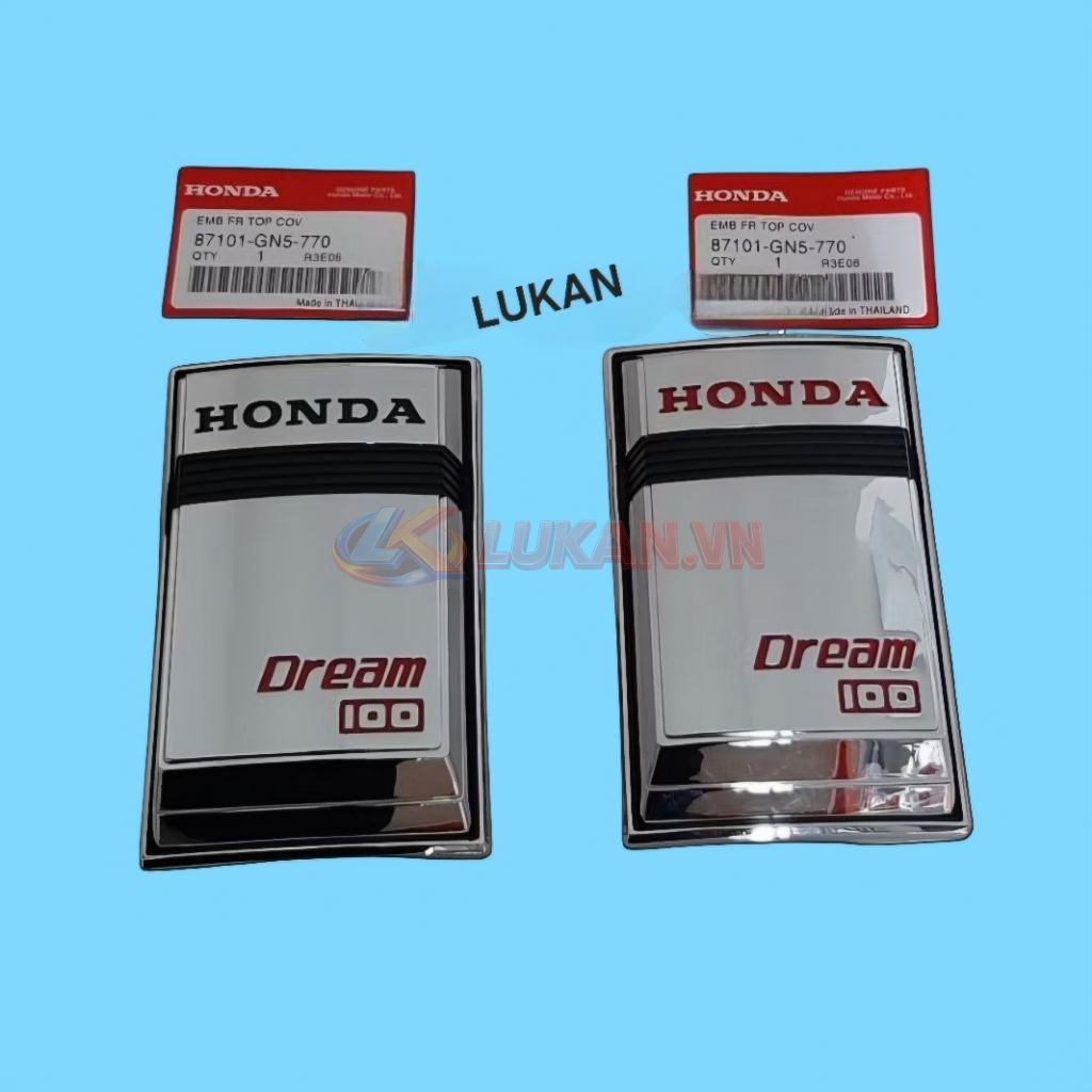 Mặt nạ xi con trước xe DREAM Thái 2 màu zin Honda 87101-GN5-730 - Ảnh 3