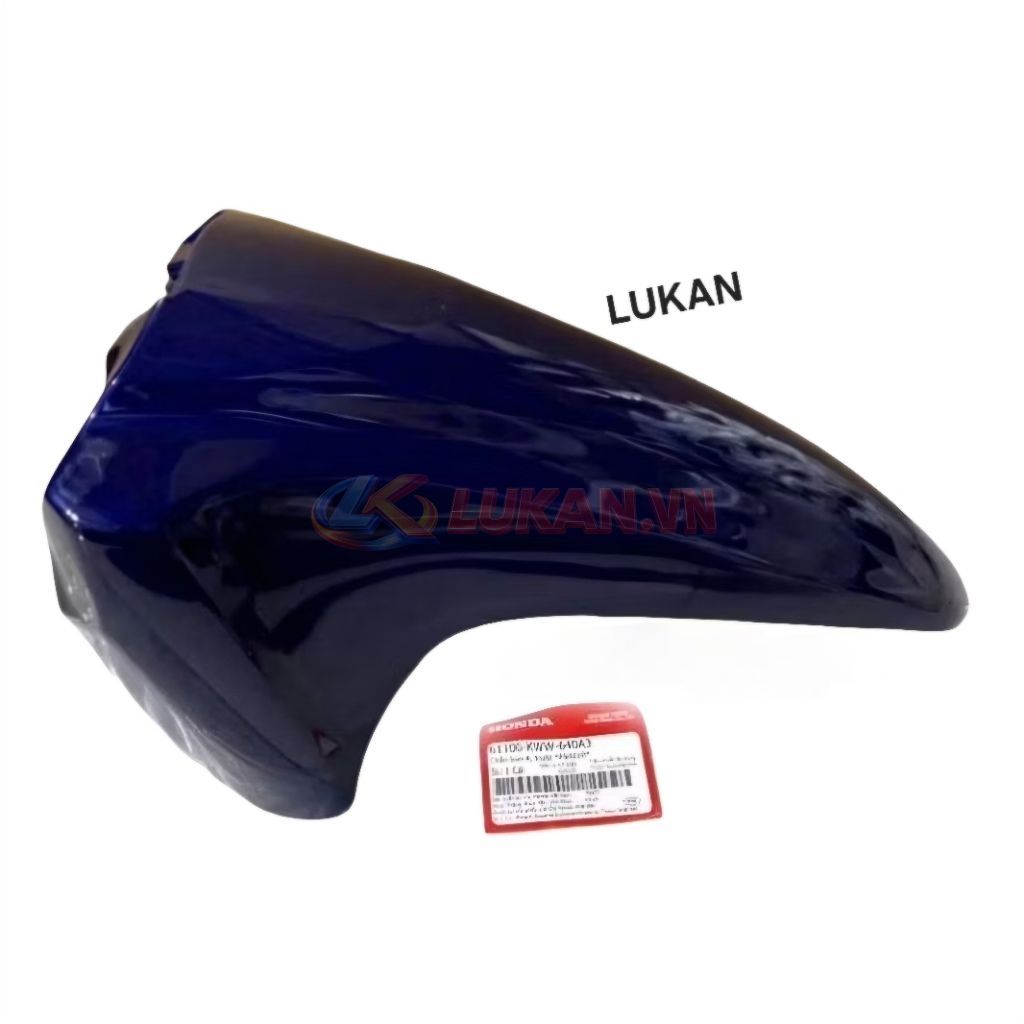 Nhựa dè chắn bùn trước xe WAVE A, ALPHA 110 Xanh tím zin Honda 61100-KWW-640A3 - Ảnh 2