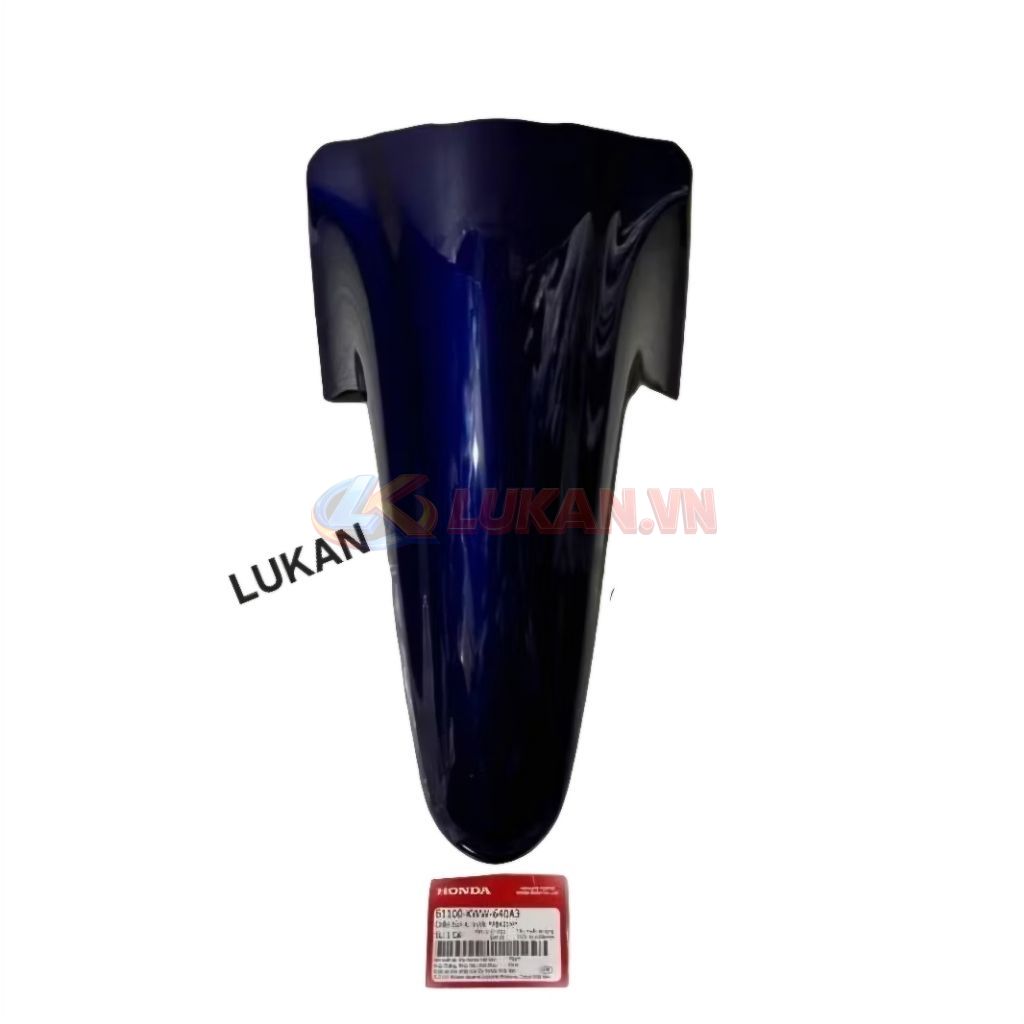 Nhựa dè chắn bùn trước xe WAVE A, ALPHA 110 Xanh tím zin Honda 61100-KWW-640A3 - Ảnh 3