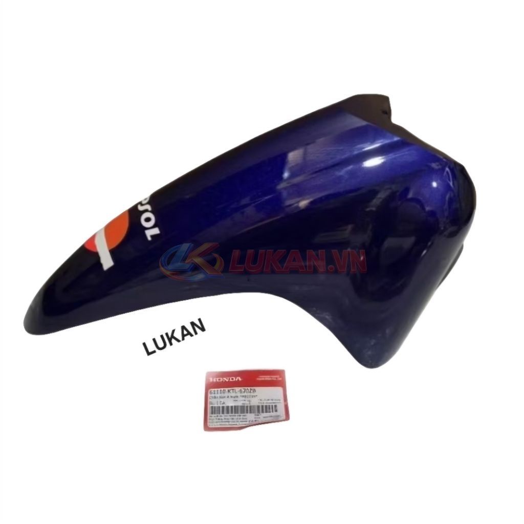 Nhựa chữ A, dè chắn bùn trước WAVE A, RS, S100... repsol Xanh mực zin - Ảnh 2