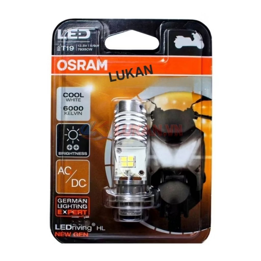 Bóng đèn pha led Osram xe DREAM, WAVE, FUTURE... chân M5