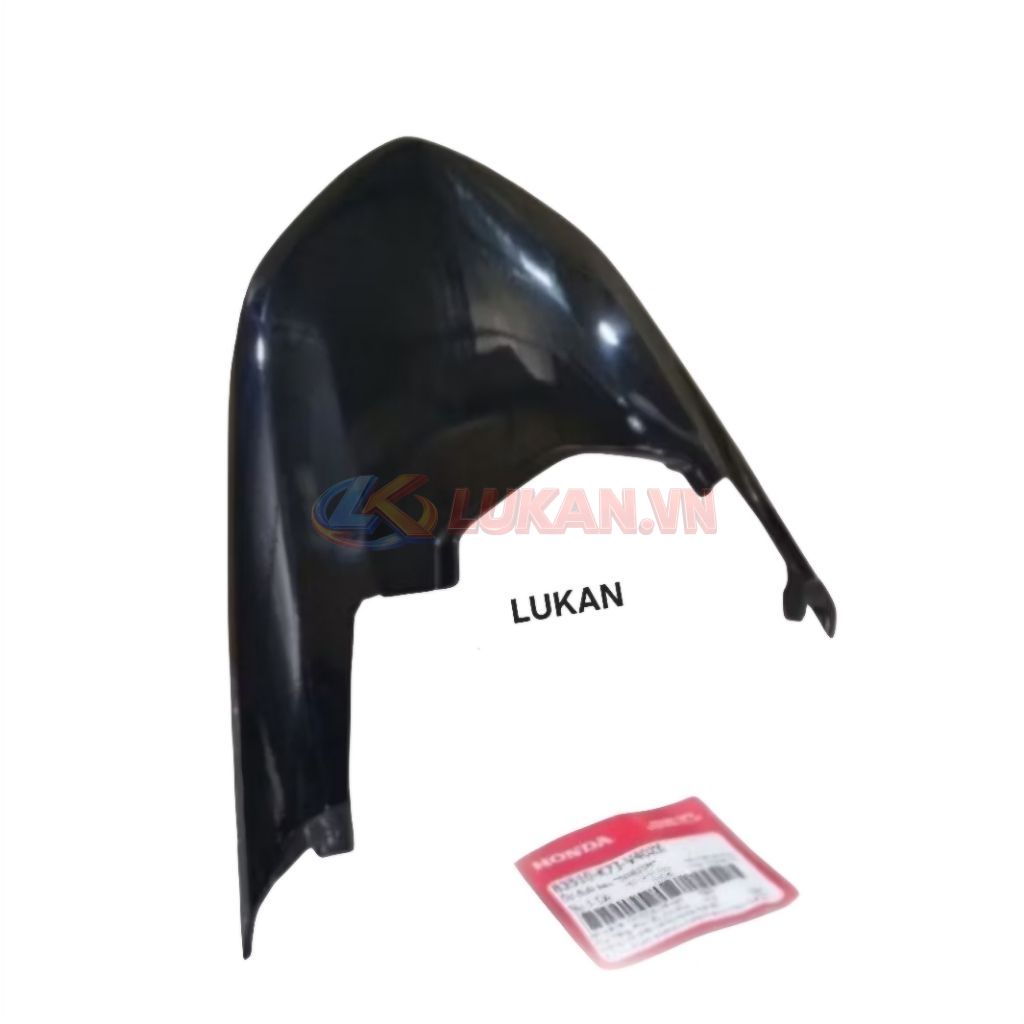 Nắp ốp võ nhựa đuôi, mu rùa xe FUTURE LED 125 Đen zin Honda 83510-K73-V40ZE - Ảnh 2