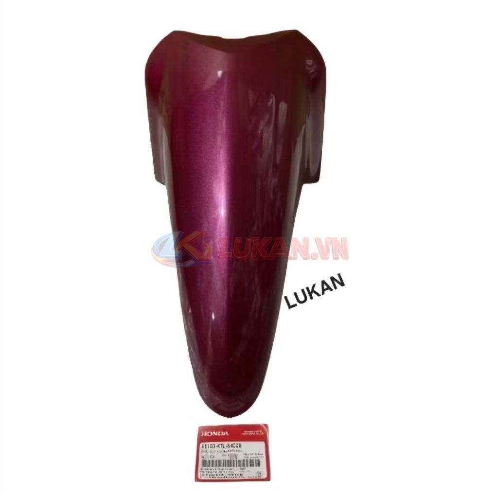 Nhựa chữ A, dè chắn bùn trước WAVE A, ALPHA, RS, S100... Hồng zin Honda 61110-KTL-640ZB - Ảnh 3
