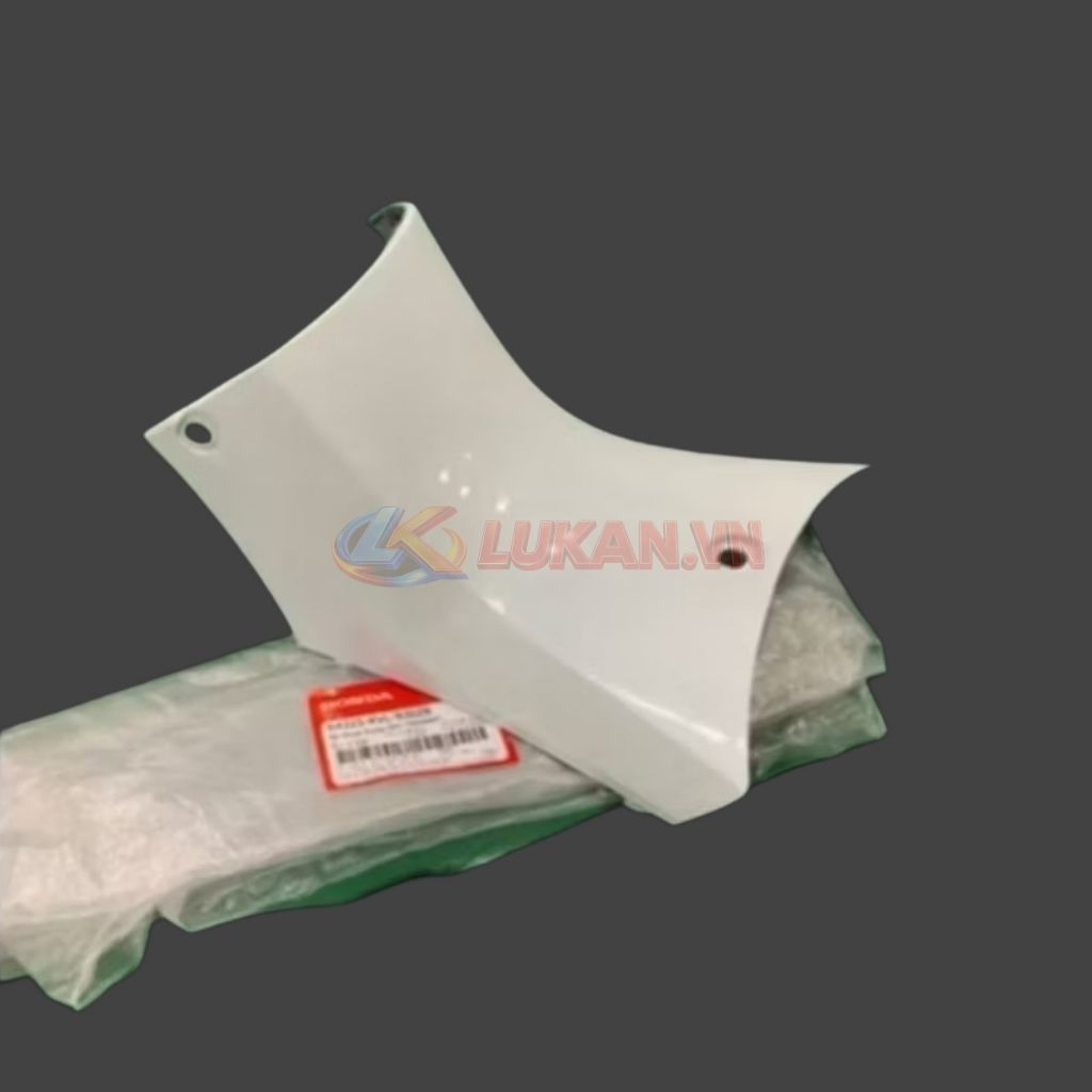 Nhựa ốp lườn yếm giữa, bụng baga xe FUTURE NEO, X 125... Trắng zin - Ảnh 2