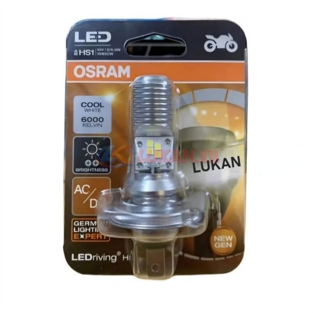 Bóng đèn pha led xe WAVE, FUTURE... chân H4 chính hãng Osram - Ảnh 4