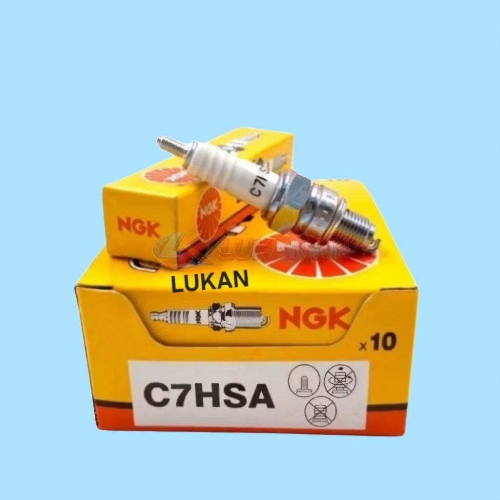 Bugi đánh lửa điện C7HSA xe DREAM, WAVE, FUTURE, CUB.... zin NGK - Ảnh 3